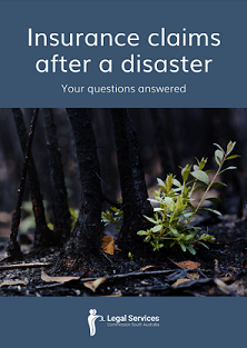 Insurance claims after a disaster booklet, PDF 1.13 MB