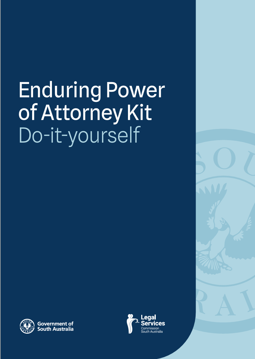 An image of the front cover of the Ednuring Power of Attorney Kit