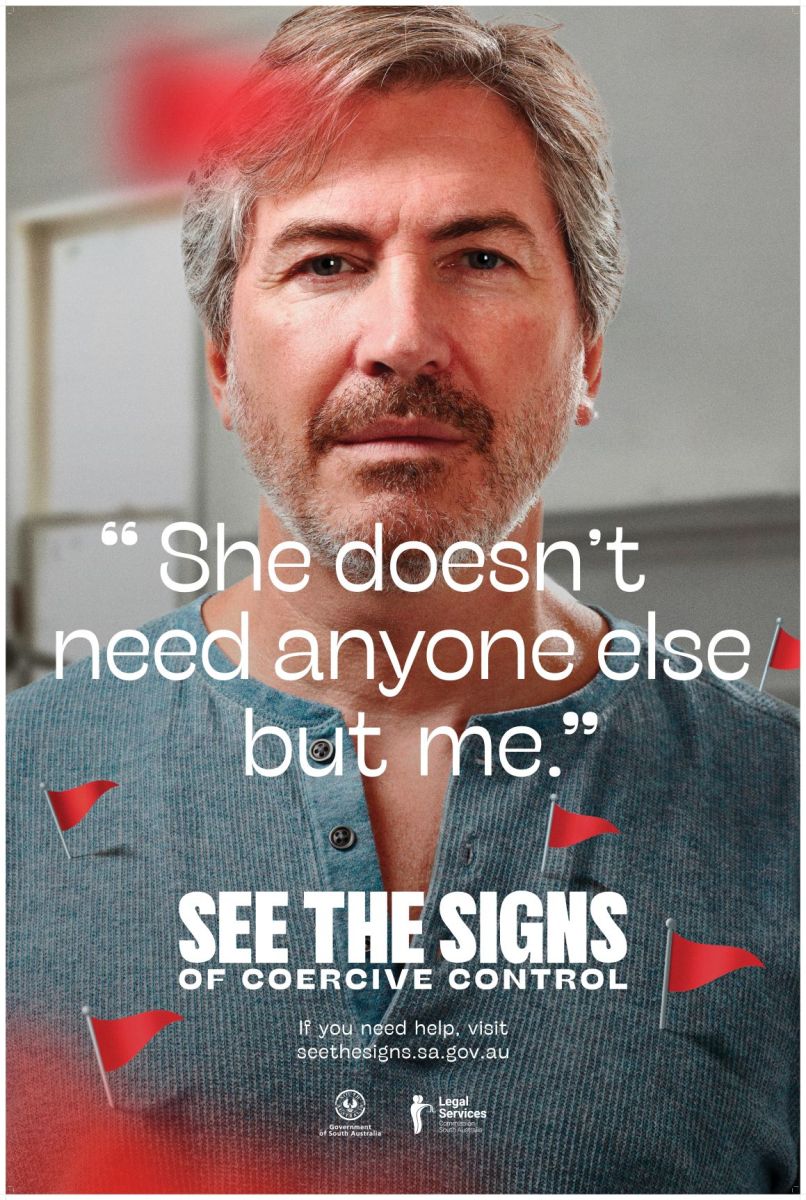 See the Signs Male Campaign Poster