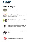 Need a lawyer? Easy Read Guide