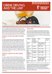 Drink Driving and the Law Factsheet