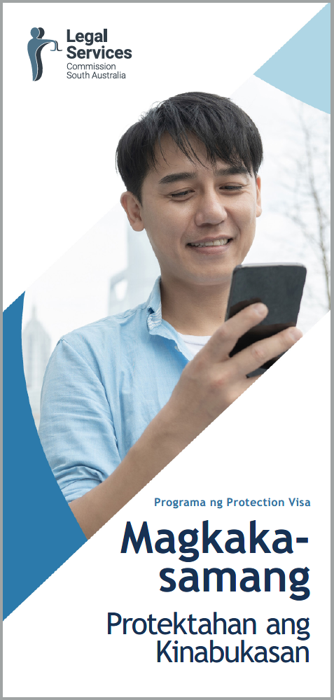 Protection Visa Program Flyer Filipino Tagalog