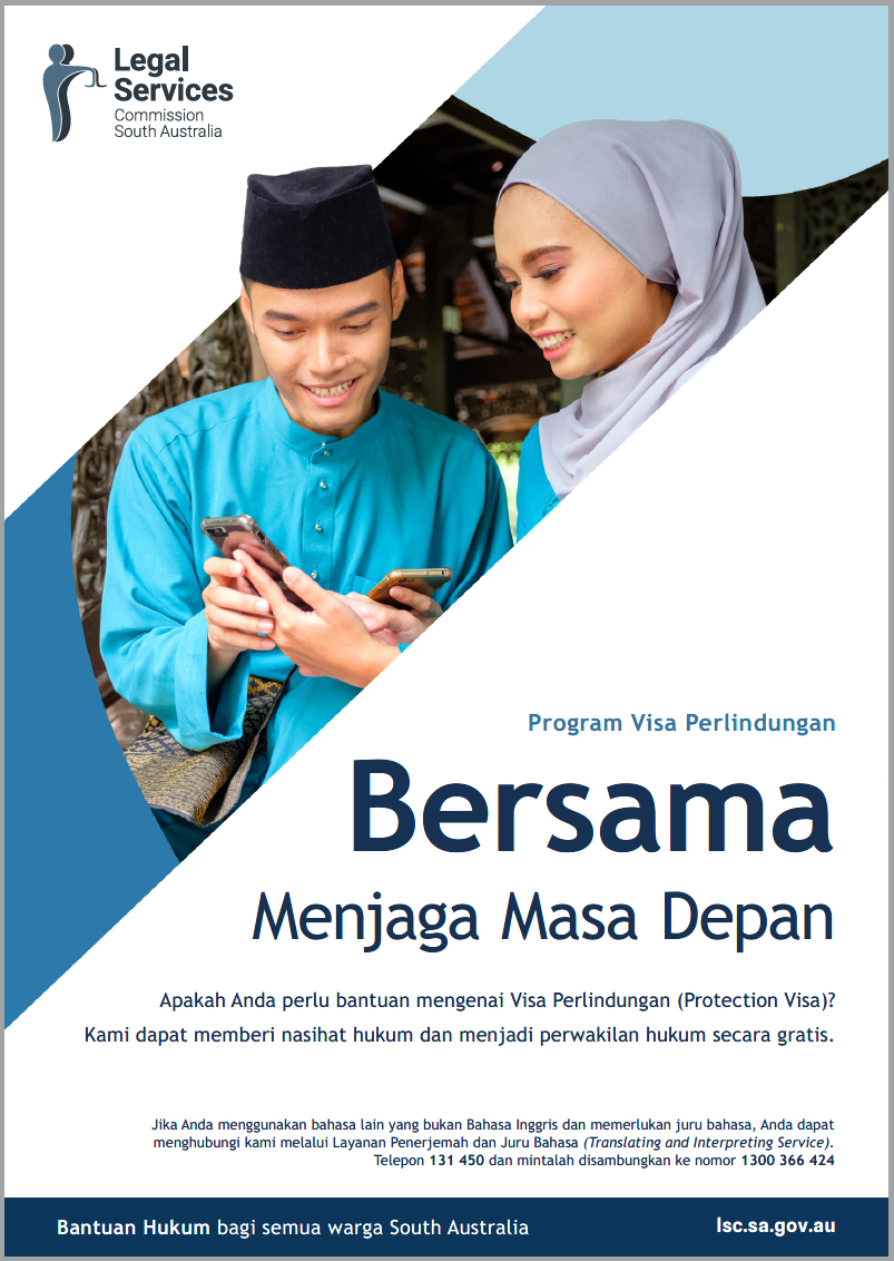 Protection Visa Program Poster Indonesian