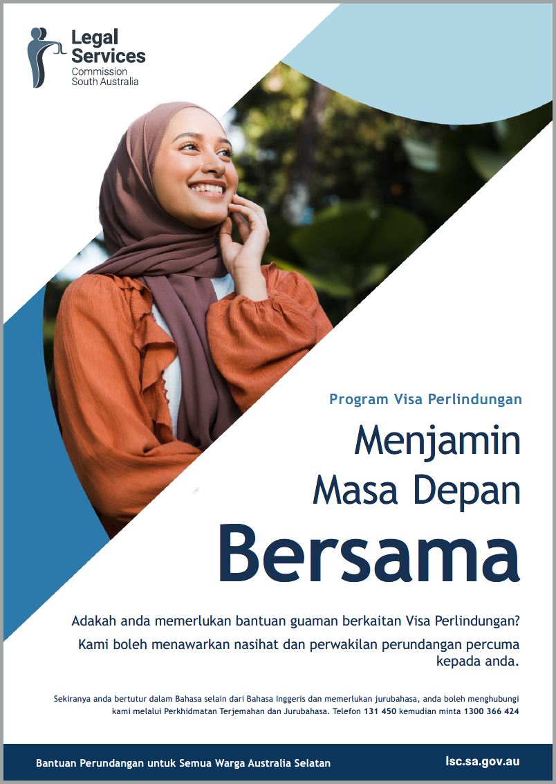 Protection Visa Program Poster Malay