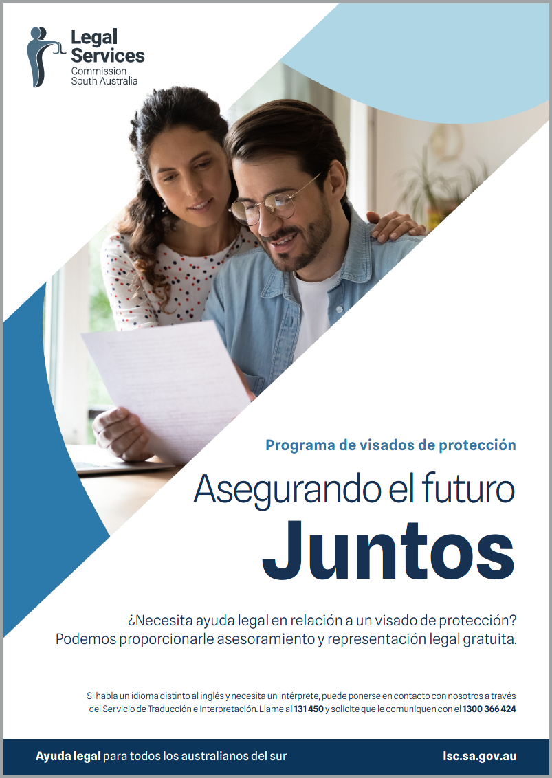 Protection Visa Program Poster Spanish