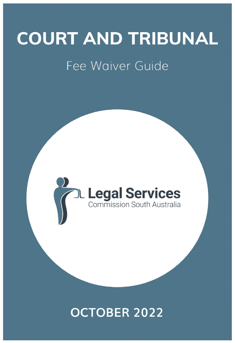 Court and Tribunal Fee Waiver Guide